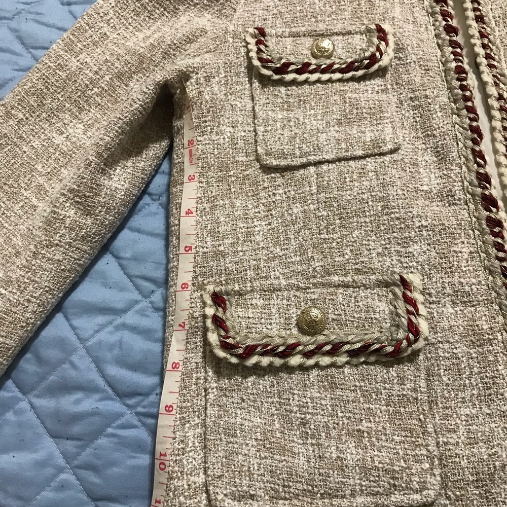NEW with tag ZARA Tweed jacket - Picture 3 of 6